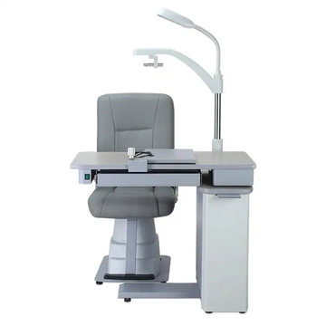 Best Quality Ophthalmic Unit China with Electric Chair and Trial Lens Set Drawer Price for Optometry Combined Table