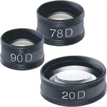 Optical Instrument Lens For Fundus Vessel Check Double Slit Lamp Fundus Aspheric Retinal Lens Ophthalmic Diagnostic 20D/78D/90D