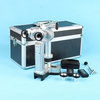 Quality Portable Slit Lamp Microscope LED Lamp With Aluminum Carry Case 2 Batteries