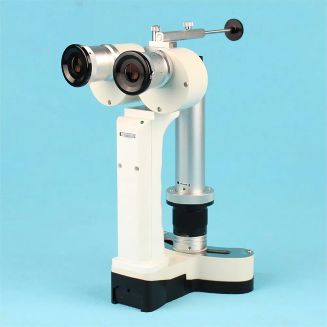 Portable slit lamp Hand Held Slit Lamp Microscope 4 Spots Aluminum Carry Case