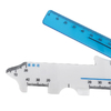 1pc Multi Function Plastic PD Ruler Pupil Distance Eye Wire Distance Front Angle Glasses Frame Curvature Measurement Tool