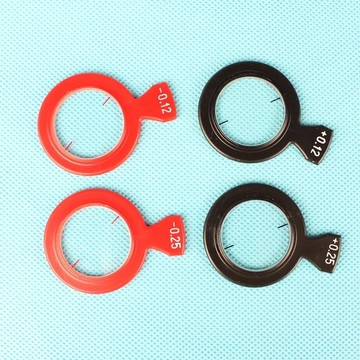 1pc ±0.12D~±4.00D Optical Ophthalmic Lens Trial Lens For Trial Lens Set Plastic rim DIA 26mm