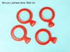 1pc ±0.12D~±4.00D Optical Ophthalmic Lens Trial Lens For Trial Lens Set Plastic rim DIA 26mm