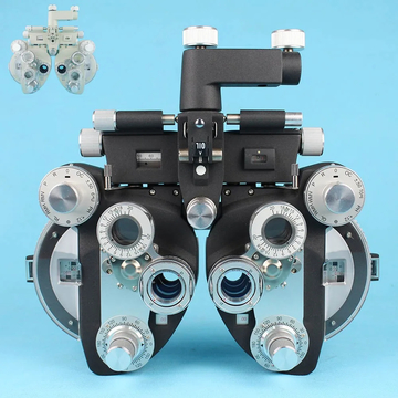 Manual phoropter Optical view tester Vision tester Minus cylinder lenses Black color