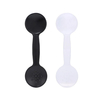 1pc Dual Use Ophthalmic Multiple Pin Hole Occluder Eye Patch Frosted Glossy Mask Black White