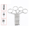 100pcs Multifunction 3 In 1 Keychain Screwdriver Glasses Phone Watch Repair Tool