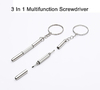 100pcs Multifunction 3 In 1 Keychain Screwdriver Glasses Phone Watch Repair Tool