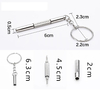 100pcs Multifunction 3 In 1 Keychain Screwdriver Glasses Phone Watch Repair Tool