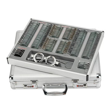 Lens Box 158 Metal Trial China Ophthalmic Instruments Optical Tool Set Case Optometry Metal Rim Aluminium