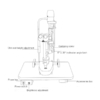 Five Magnifications Ophthalmology Slit Lamp Optometry Microscope with LED Illumination Optical Biomicroscope