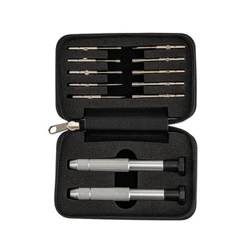 10pcs Glasses Precision Screwdriver Kit Optical Watch Jewelry Glasses Multifunction Repairing Tool Sets with Zipper Box