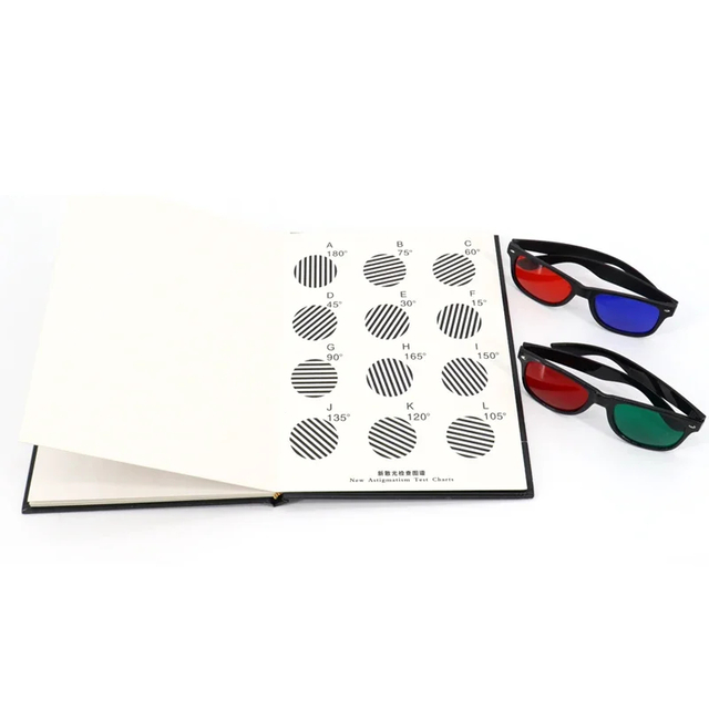 Random-dot Stereograms Comprehensive Visual Test Charts Book Color ...