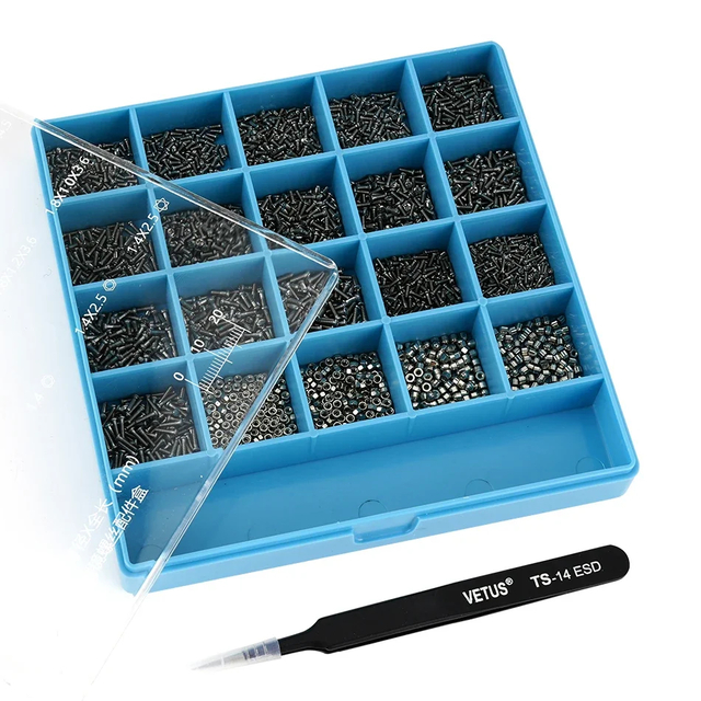 High Quality Optical Stainless Steel Glasses Repair Kit with Screw Nut Screw Cover