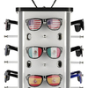 Glasses Carousel Rack 360° Rotating Sunglasses Display Stand Eyewear Display for Home or Shop with Mirror