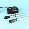 Opthalmic Rechargeable Ophthalmoscope Retinoscope Combination Set Aluminium Case YZ24B + YZ11D