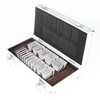 16PCS Ophthalmic Prism Set Optical Loose Prism Aluminum Box