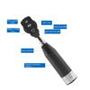 YZ11 Optometry Diagnosis Instrument Dry Battery Handheld Ophthalmoscope