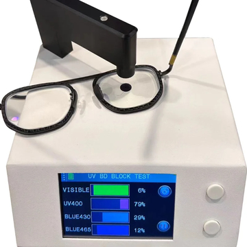 UV BD TRANS TEST to test four different wavelength light sources Blu-300