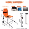 Aluminum Alloy Orange Stair Chair For Medical Emergency Patient Evacuation