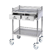 Stainless Steel Hospital Dressing Trolley Treatment Trolley With Drawers AG-SS040A