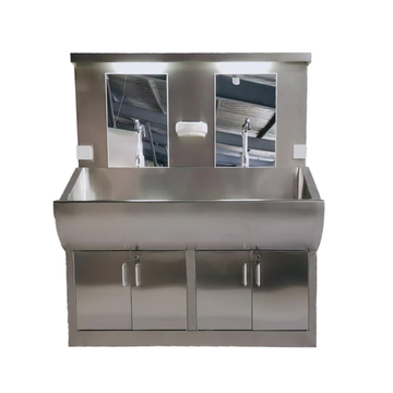 Stainless Steel Water Sinks With Mirror In Hospital AG-WAS009