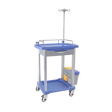 Hospital ABS Medical Cart with Wheels AG-LPT006B