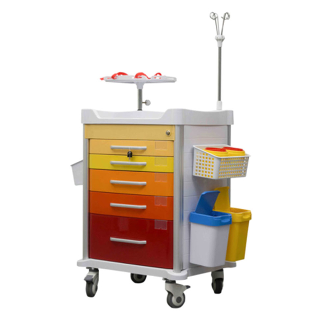 ABS Medical Cart with Drawers For Drug Storage AG-P3