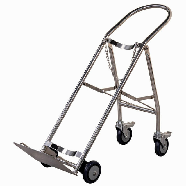 AG-SS066 Stainless Steel Oxygen Bottle Cart