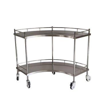 AG-SS007 Fan-Shaped Operation Apparatus Stainless Steel Trolley