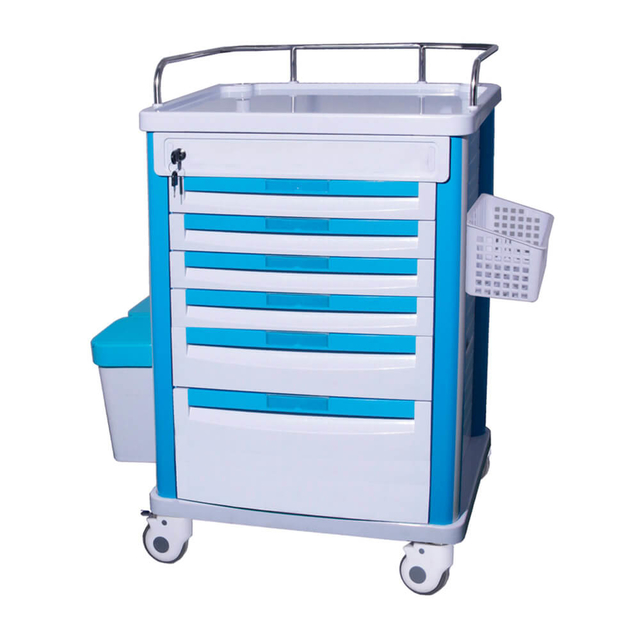 AG-MT005B1 ABS Material Medicine Trolley