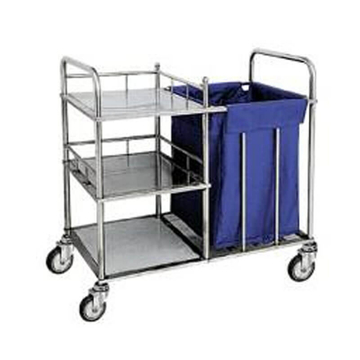 AG-SS010 Hospital Stainless Steel Linen Trolley