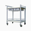 AG-UTB08 Hospital Double Layer With Two Drawers Utility Trolley