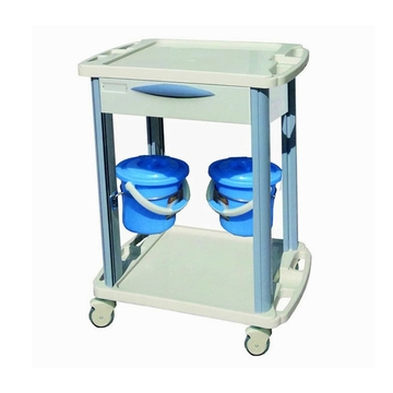 Medical ABS Clinical Trolley With Drawer AG-CT001B3