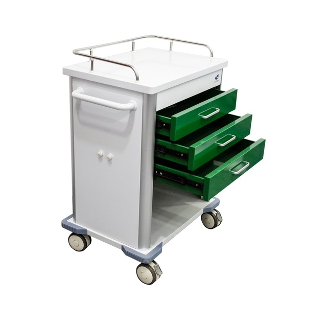 AG-GS005 Electro Coating Colour Medical Therapy Trolley