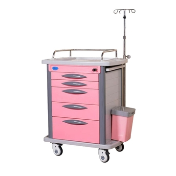 AG-ET007B4 Medical ABS Emergency Trolley