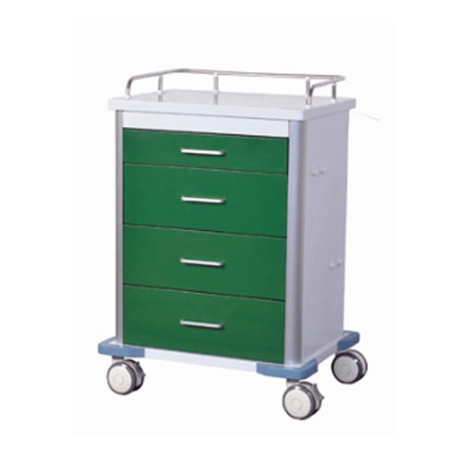 Hospital Cold Rolled Steel Metal Medical Trolley AG-GS003