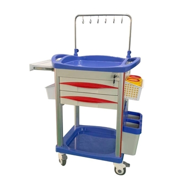 Medical Infusion Trolley with Central Lock AG-P14