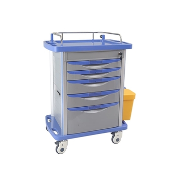 AG-MT001A1 Hospital ABS Material Medicine Trolley