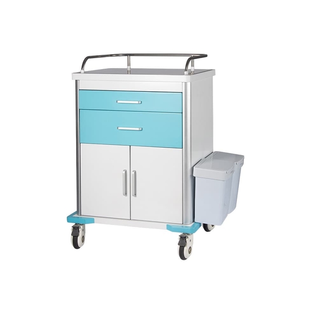 AG-MT026 Hospital Ivory White Medicine Trolley