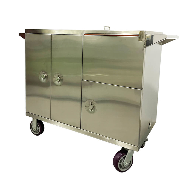 Stainless Steel Frame Hospital Food Trolley AG-SS035