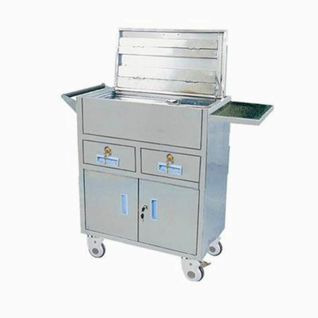 Medical Stainless Steel Emergency Treatment Cart AG-ET019