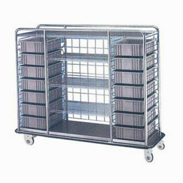 AG-SS079 Hospital Stainless Steel Goods Delivering Cart