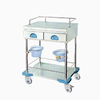 AG-MT035 Medical Powder Coating Stainless Steel Trolley