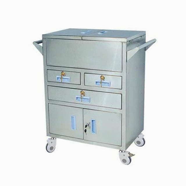 AG-SS028 Stainless Steel Emergency Trolley With Separable Countertop