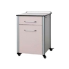 AG-BC013 Wooden Hospital Bedside Cabinet With Aluminum Alloy Column