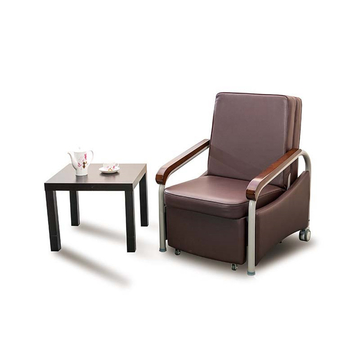 Hospital Bed Cum Chair with Luxurious PVC Artificial Leather AG-AC007