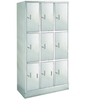 AG-SS001 Hospital Wardrobe With Nine Units For Changing Clothes（Iron spray material）