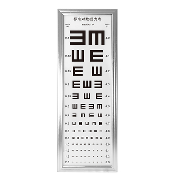 Waterproof Snellen Eye Chart Standard Visual Testing Acuity Chart Measure Adults Kids Eye Vision Exam